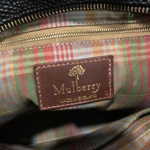 Authentic Vintage Mulberry Scotch Grain Handbag - Picture 7 of 13